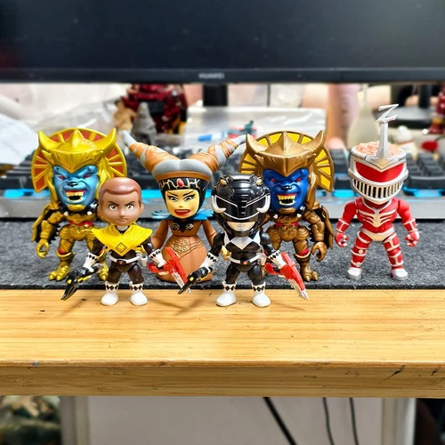 Vintage Loyal Subjects Power Rangers Black Ranger Action Figure Toy