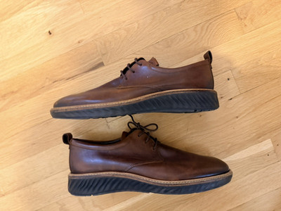 ECCO St.1 Hybrid Brown Derby Shoes 43 EUC