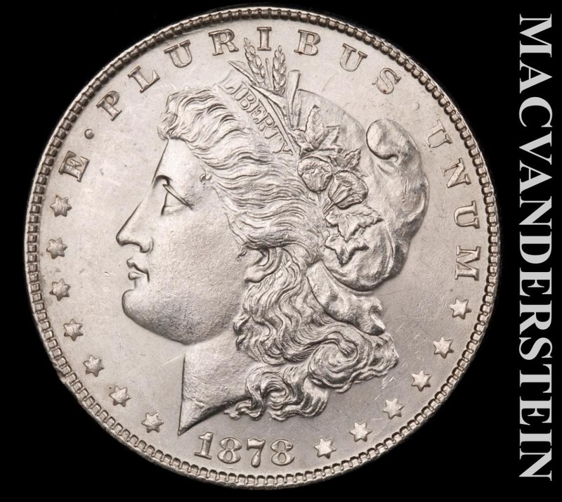 1878 7TF Morgan Dollar - Choice Gem Brilliant Uncirculated  Lustrous  #L6821