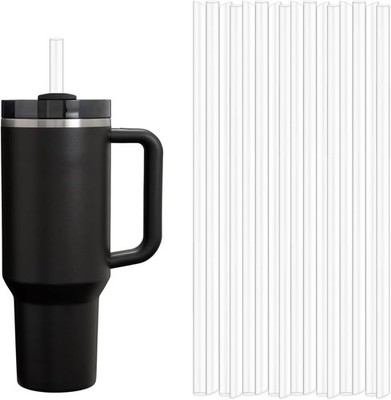 Disposable Sts for Tumbler, 12 Inch Extra Long Sts Disposable for