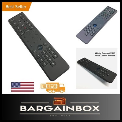 Sleek Comcast XR15 Universal Voice Remote with Backlight for X1 & Xi5 Equipment