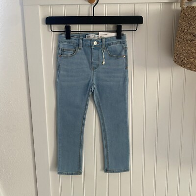 ZARA Baby Girls The Truth Slim Stretchy Skinny Denim Jeans Pants 3-4 Years NEW!