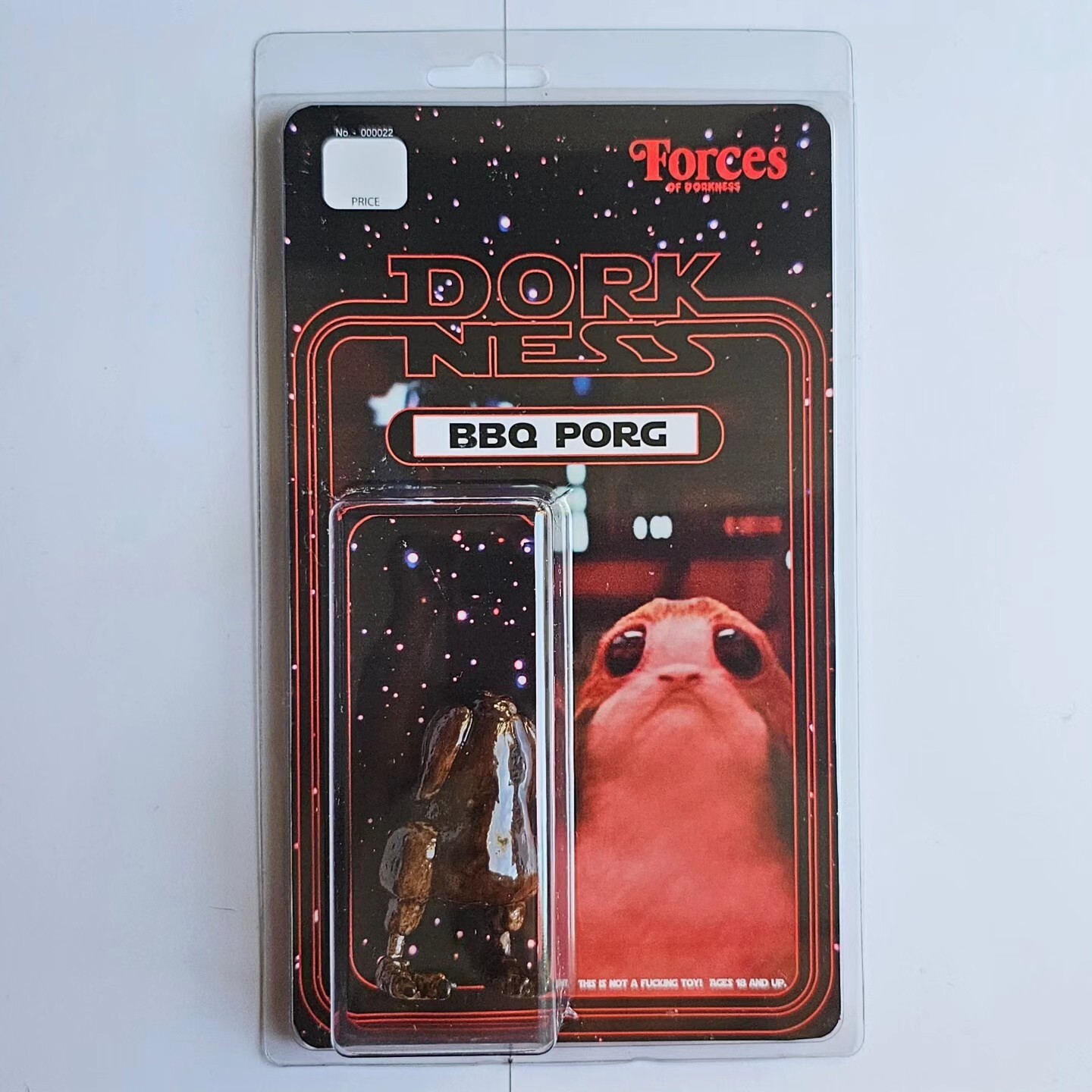 BBQ Porg Figure Forces of Dorkness Bootleg Star Wars Toy 2017 Designer Toys