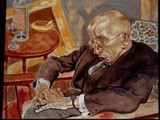 George Grosz "Max Hermann " 35mm Dadaism New Objectivity Slide