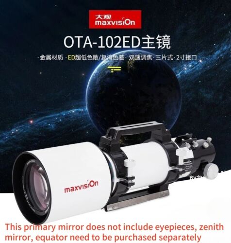NEW Maxvision 80ED APO Pro F6 Triplet refractor Astronomical Telescope FCD1 - Picture 6 of 11