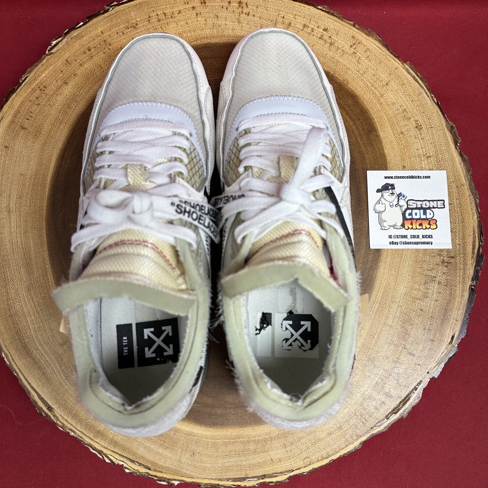 OFF WHITE X NIKE Nike Air Max 90 x OFF WHITE The Ten White Sail AA7293 100 taglia 8 5