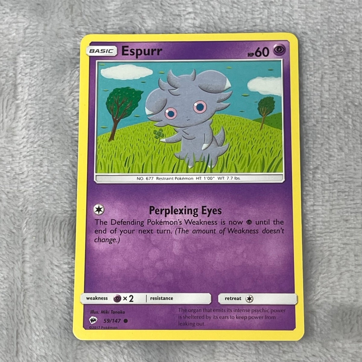 espurr pokemon card value #95 PSA 10 Price: $96 Raw $6 Listed cards may have imperfections. Espurr 59/147 - Burning Shadows