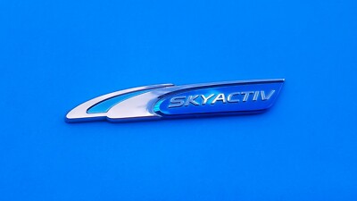 10 11 12 13 MAZDA 3 MAZDA3 SKY ACTIV SKYACTIV REAR LID EMBLEM LOGO BADGE OEM B12
