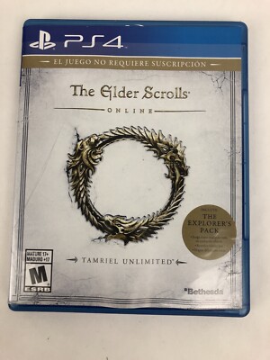 Sony Playstation 4 PS4 - The Elder Scrolls Online , Tamriel Unlimited ...