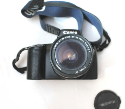 CANON EOS 1000F SLR 35mm Film Camera 28-80mm AF Canon Lens, in