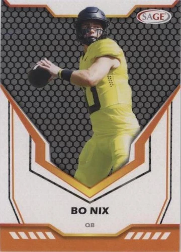 2024 SAGE HIT Low Series Bo Nix #19