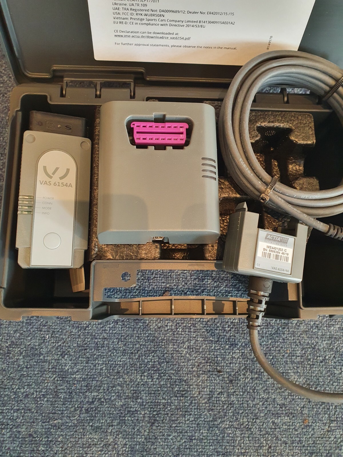 VW AUDI DEALER DIAGNOSTIC KIT WITH NEW VAS6154B INTERFACE AND CF53