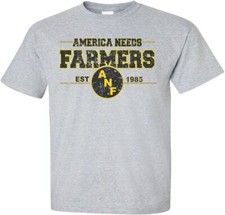ANF America Needs Farmers Est. 1985 - Iowa Hawkeyes Light Gray t-shirt