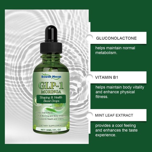 30ml GLP-1 Moringa Slimming Health Boost Drops Liquid - Fat Burning Body Shaping - Picture 10 of 14