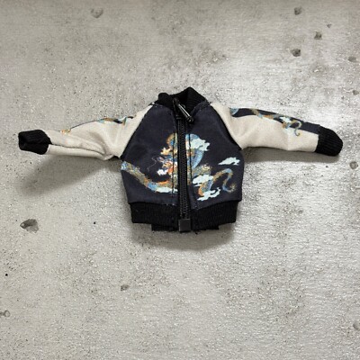 SU-CH-ZPJK-GLD: 1/12 scale Zipper Jacket for 6 inch female body