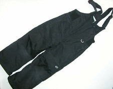 Slalom Ski Bib Pants Black Youth Child S Adjustable Shoulder Straps