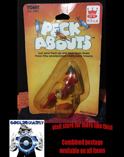 Wind-up Peck Abouts vintage bird figure - rare - Afbeelding 1 van 2