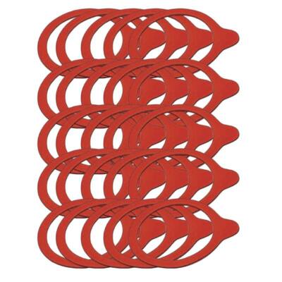 25 Weckringe Einmachringe 54x67 mm  Gummiringe für Weckgläser Einmachgläser 6 cm