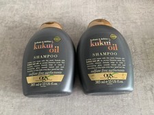 2 x OGX KUKUI OIL Shampoo Hydrate & Defrizz + 385ml FREEPOST 17.53 per litre