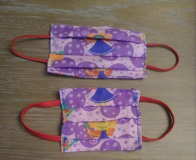  Face Mask washable cute fairy print 2pc mommy and me set