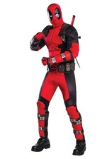 Rubie's Marvel Deadpool Adult Costume w/Weapons Kit Size M Standard 