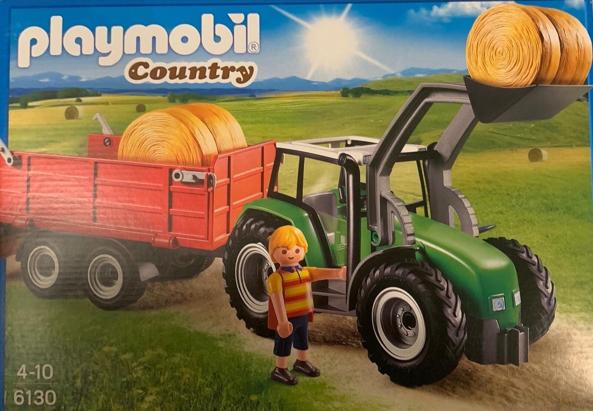 Farm Tractor Playmobil 6130 Playmobil Country 6130 Tractor And Trailer