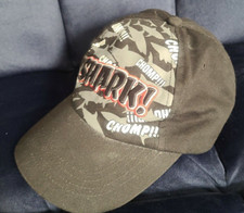 SEAWORLD Baseball Cap/Hat Black w/Shark Youth Size Hook/Loop Adjustment 2015