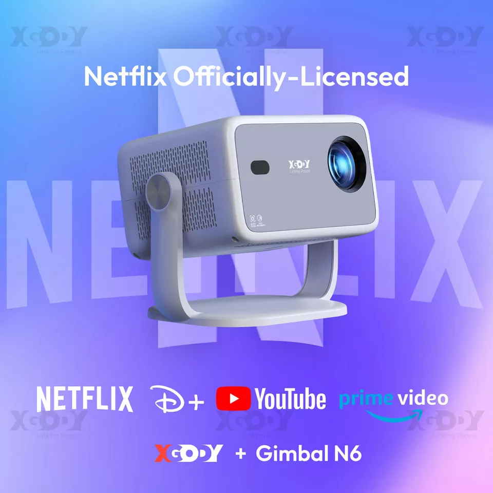 Smart 4K Projector 25000LMS 3D WiFi Auto Focus Video Home Theater Android 13.0 - Image 2 of 4