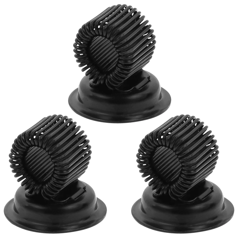 Magnetic Pen Holder Clip Refrigerator Magnet Pen Marker Clip Holder Silver/Black - Image 2 of 4