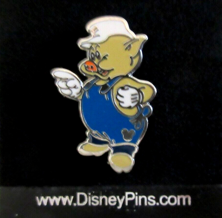 DLR HIDDEN MICKEY 2019 PIN PRACTICAL PIG ONE OF THE THREE LITTLE PIGS - #138361