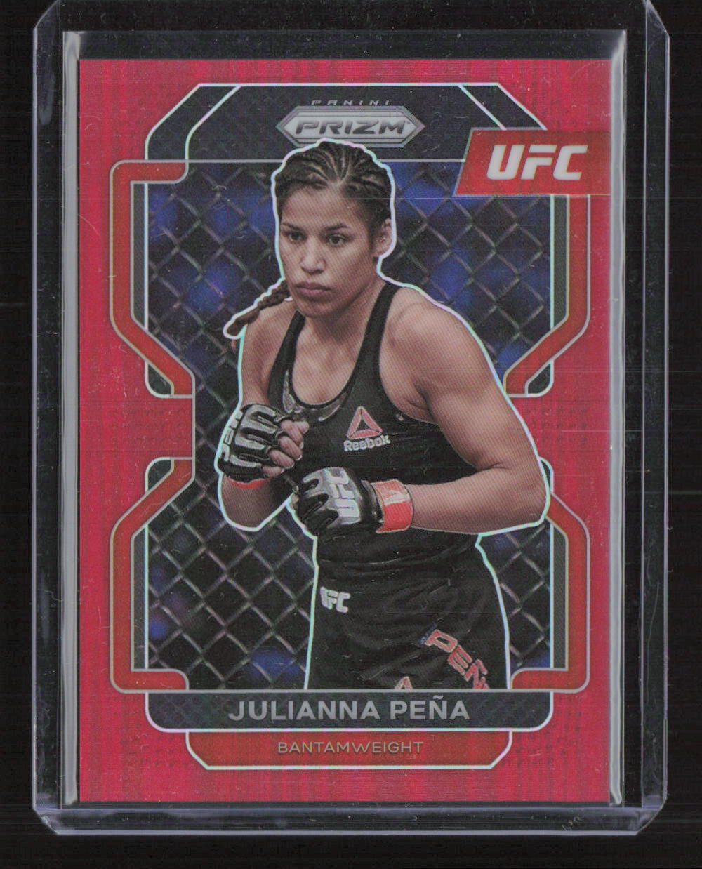 2022 Panini Prizm UFC #146 Julianna Pena Red /299