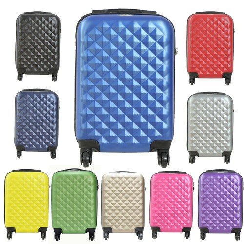 Maleta de cabina ruedas rigida rombo Low cost de trolley viaje | eBay