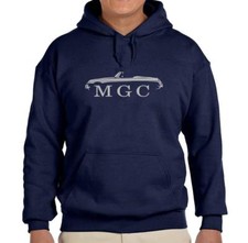 MG MGC Convertible Sports Car Navy Blue Hoodie Sweatshirt FREE SHIP