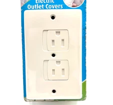 Electric Outlet Cover 3-Pack Self-Closing Baby/Child Proof Wall Guard Safety New