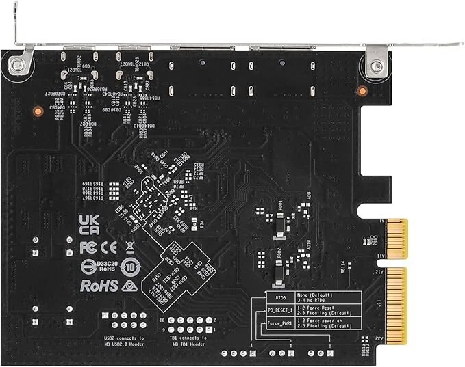 SRock Thunderbolt 4 AIC R2.0 Expansion Card THUNDERBOLT4 AIC R2 High Speed - Image 4 of 4