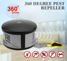 New 2024 Ultrasonic Pest Repeller Control Electronic Repellent Mice Rat Reject