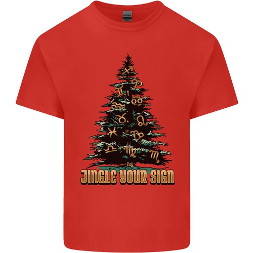 Jingle Your Star Sign Funny Christmas Xmas Mens Light Cotton T-Shirt - Picture 3 of 29