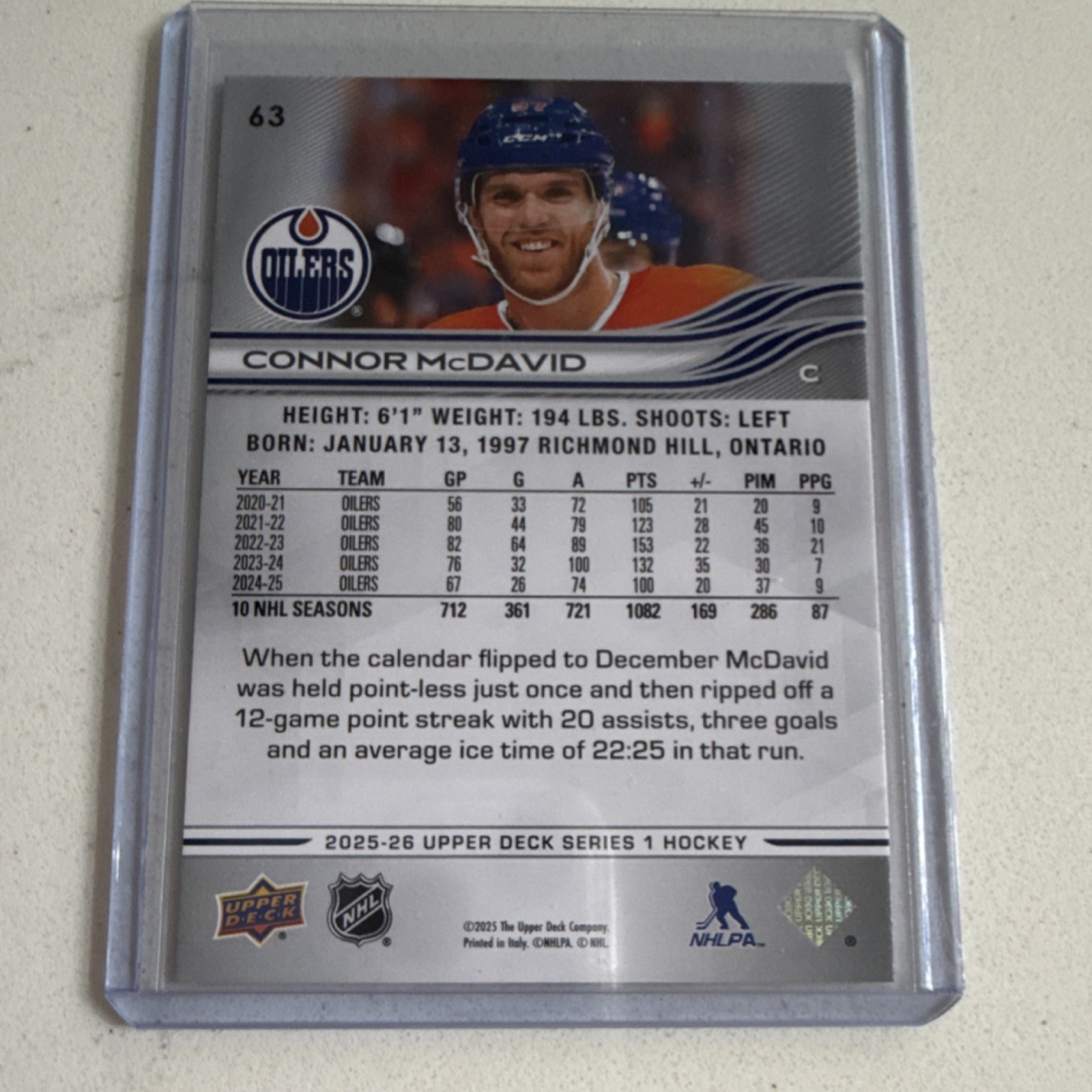 Upper Deck Connor McDavid Oilers Young Guns, O-Pee-Chee, Aurum, Dazzlers Lot 5 view 10