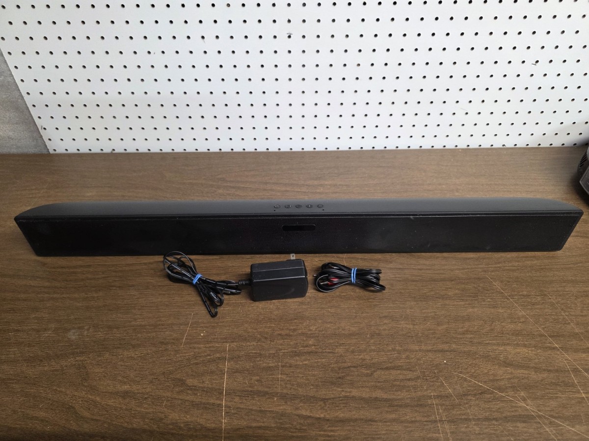 Blackweb BWC18SB001 2.0 GVA Sound Bar With Plug And Cords No