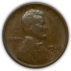 1922-D Lincoln Wheat Cent Very Fine VF Coin #27957