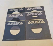 45 RPM 7" RECORD SLEEVES CO. SLEEVE 6 PACK SEE PHOTO Arista Records SLV379