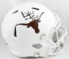 Vince Young Signed UT Longhorns F/S Speed Helmet 05 Natl Champs - Beckett W Holo