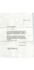 1965 Teutonia Lodge 367 PA Masonic Master Mason Election Letter Fleetwood PA