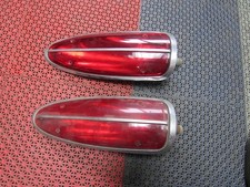 1958-1960 Corvette Pair Rear Tail Lamp Assemblies Used 1958-1960 Corvette Pair Rear Tail Lamp Assemblies Used