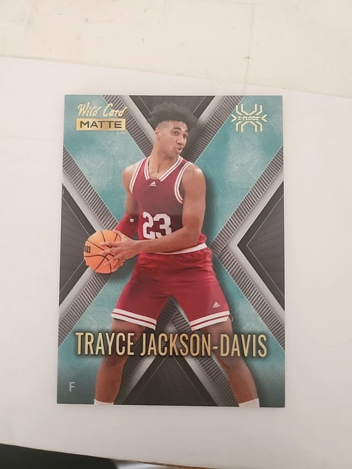 2022 Wild Card Matte SP Exclusive X-Plode Basketball Trayce Jackson-Davis - Image 2 of 4