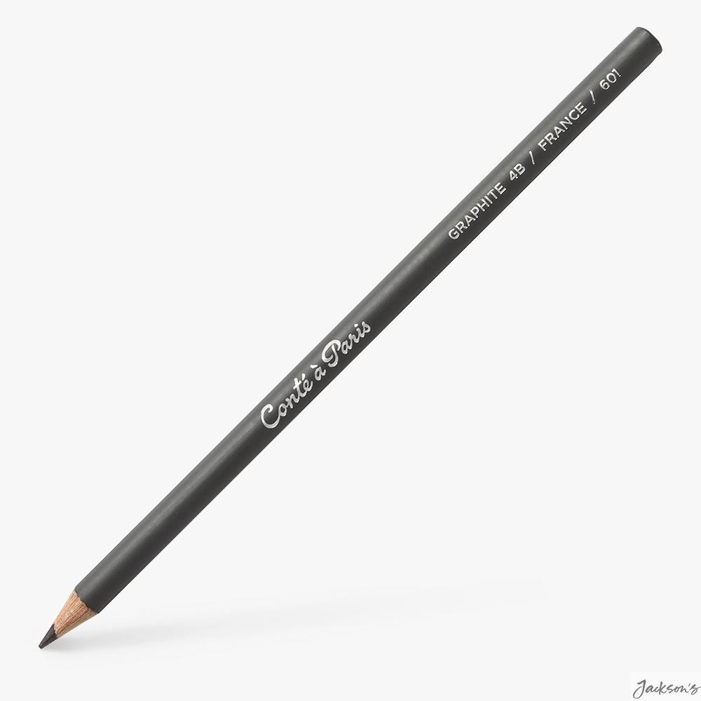 Conte A Paris Graphite Pencil Wood 175mm 4B For Drawing Sketching