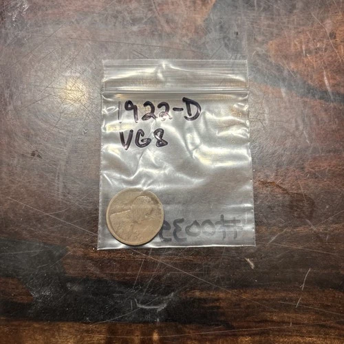 1922 D Lincoln Wheat Penny VG