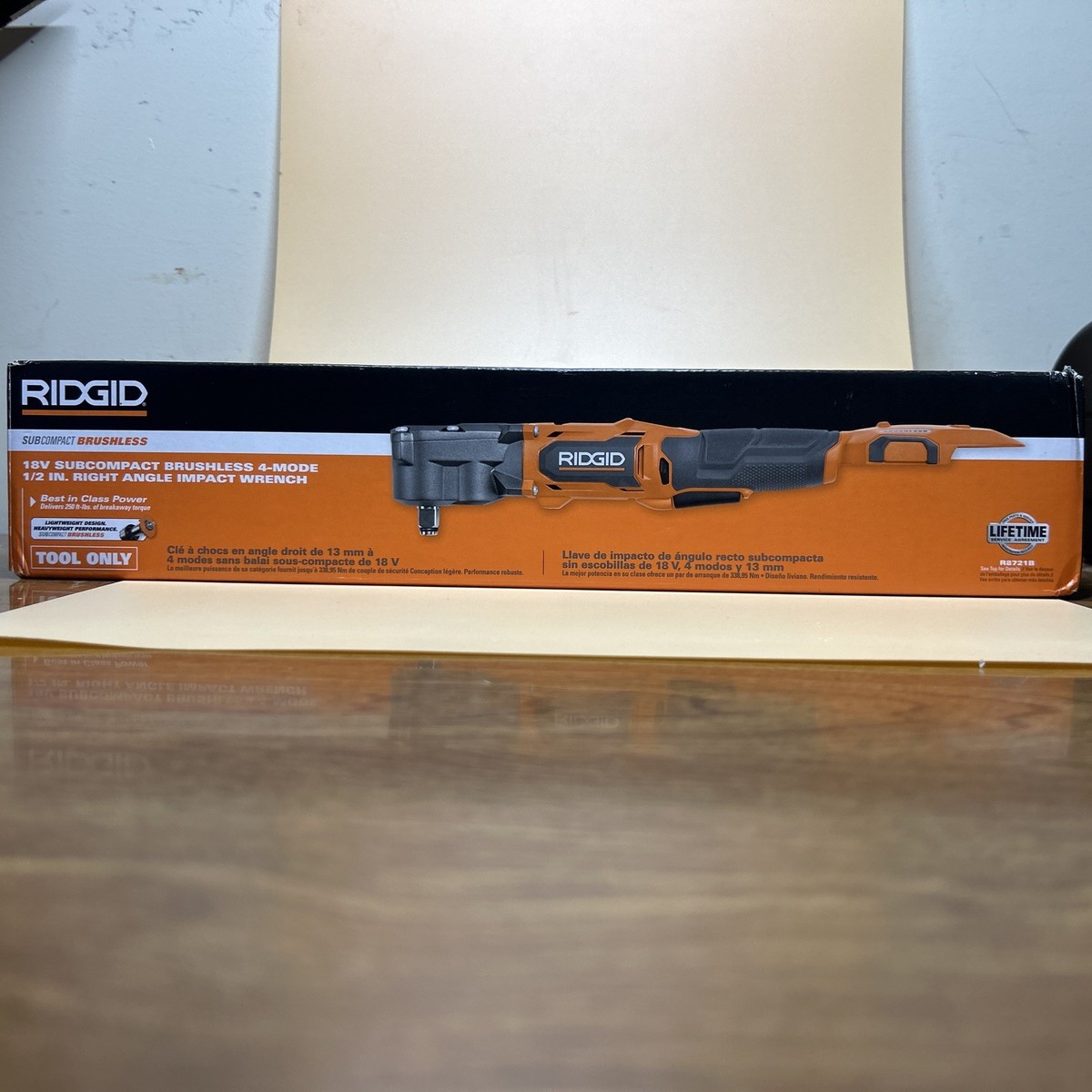 Ridgid R8721B 18V Brushless 4-mode 1/2