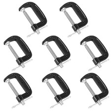 8 Pcs 3 Inch C Clamp, Small C Clamp Mini G Clamp for crafts, DIY, Woodworking...