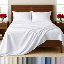 California Design Den California King Size Sheet Set - 100 Cotton, 500 Thread C